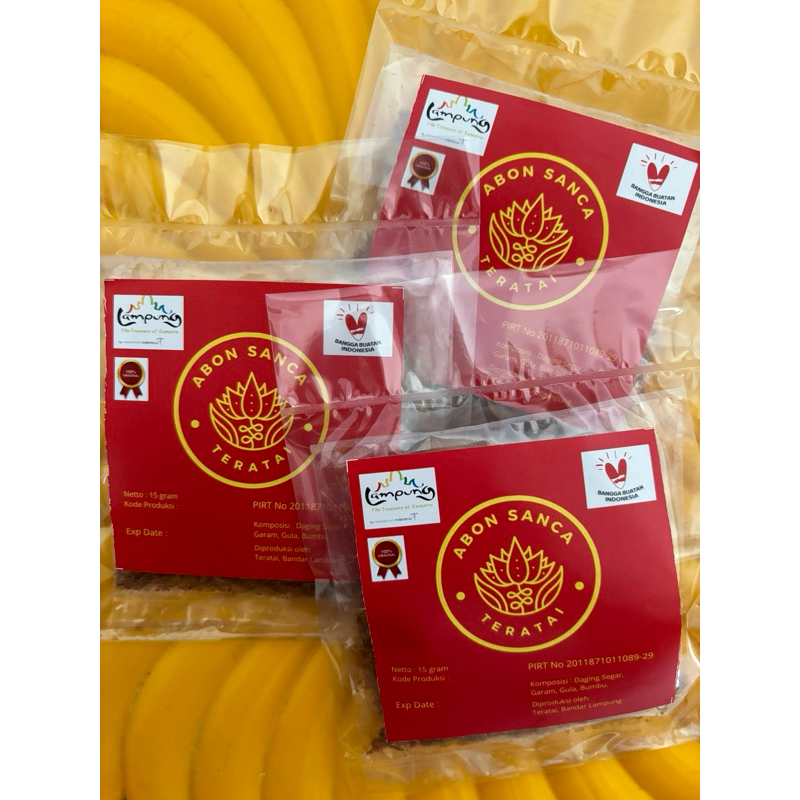 

Abon Sanca cap Teratai Bungkus
