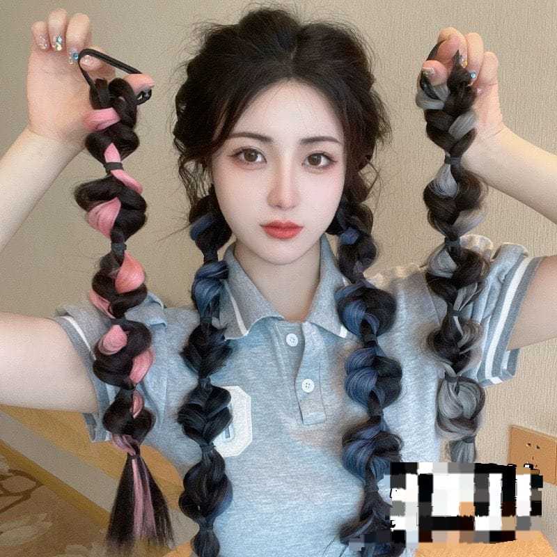 ETH087 1Pcs RAMBUT KEPANG PANJANG BANYAK WARNA RAMBUT SAMBUNG ANAK DAN DEWASA