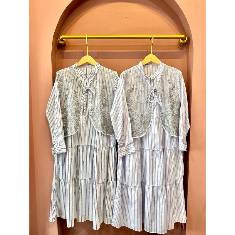 BERLIN MIDI SALUR - SALUR MIDI DRESS - MIDI DRESS HIJAB MOTIF SALUR