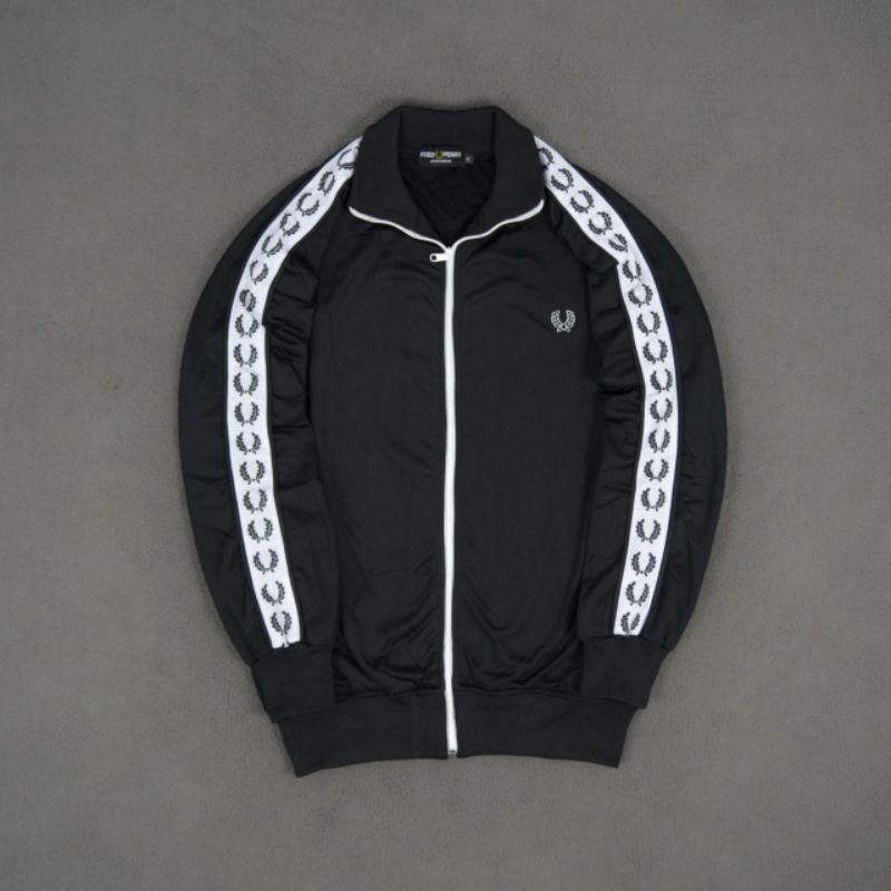 Jaket Tracktop Fred Perry Jaket Tracktop Unisex Pria Wanita Jaket Olah Raga