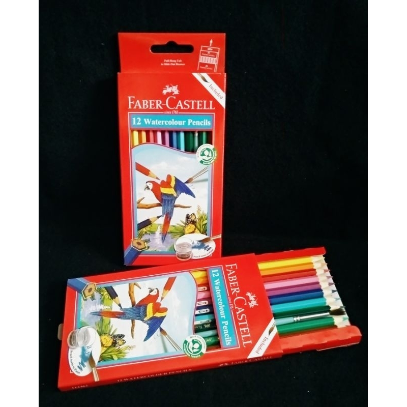 

Faber-Castell Pensil Warna Watercolour isi 12 warna (panjang)