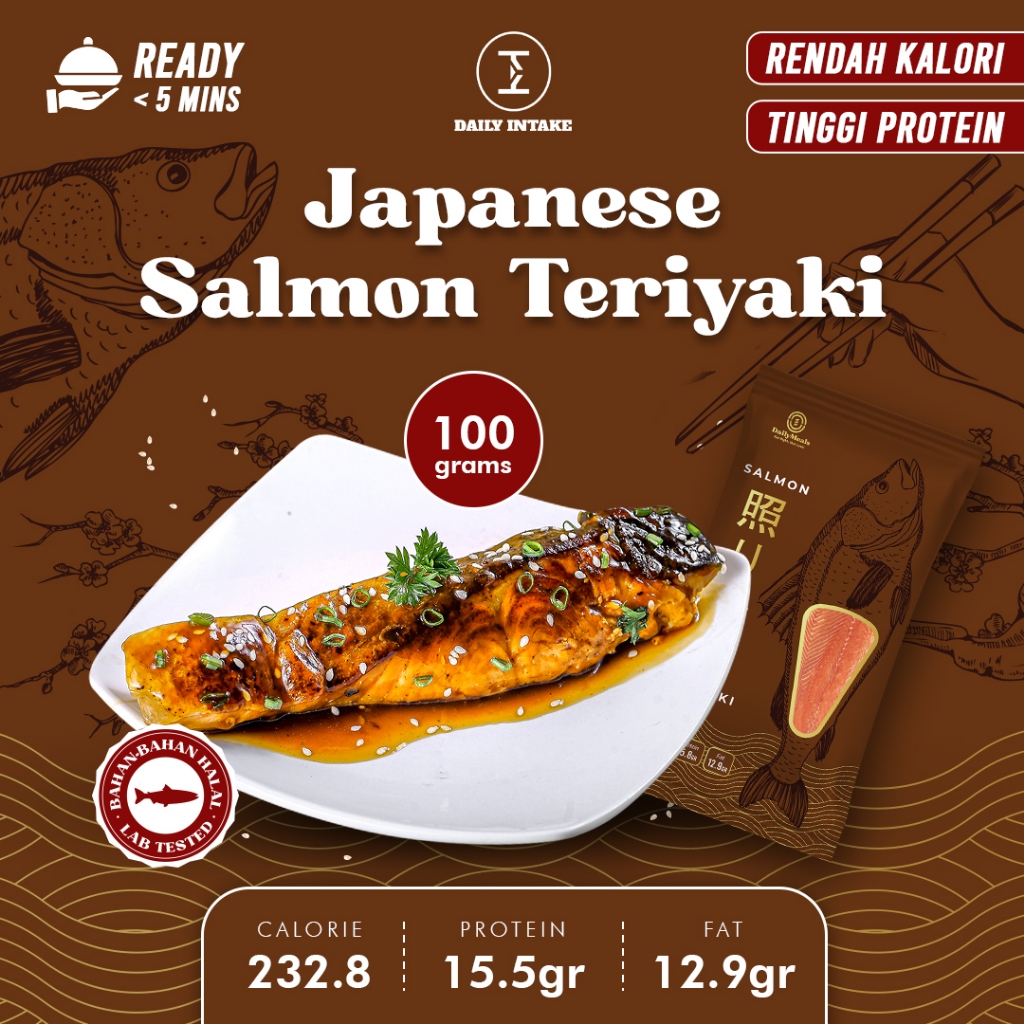 

Daily Intake Meal Prep Authentic Japanese Salmon Teriyaki