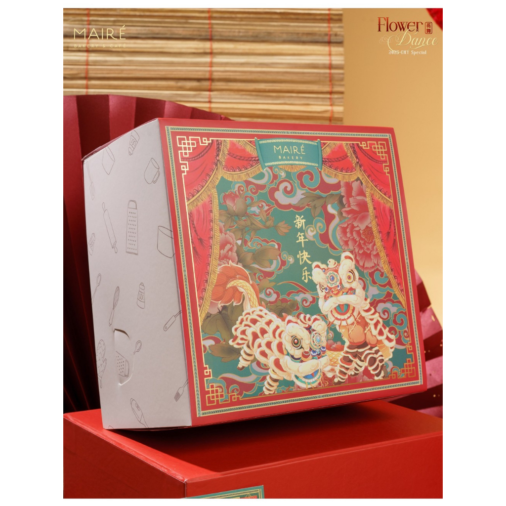 

[Imlek 2025] Whole 1 loyangan full Chiffon Box 26cm
