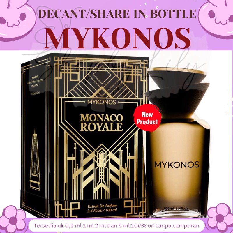 [DECANT/SHARE] MYKONOS EDP - Monaco Royale | Luminos | Pandan Sticky Rice | Pink Drops | Café Drops 