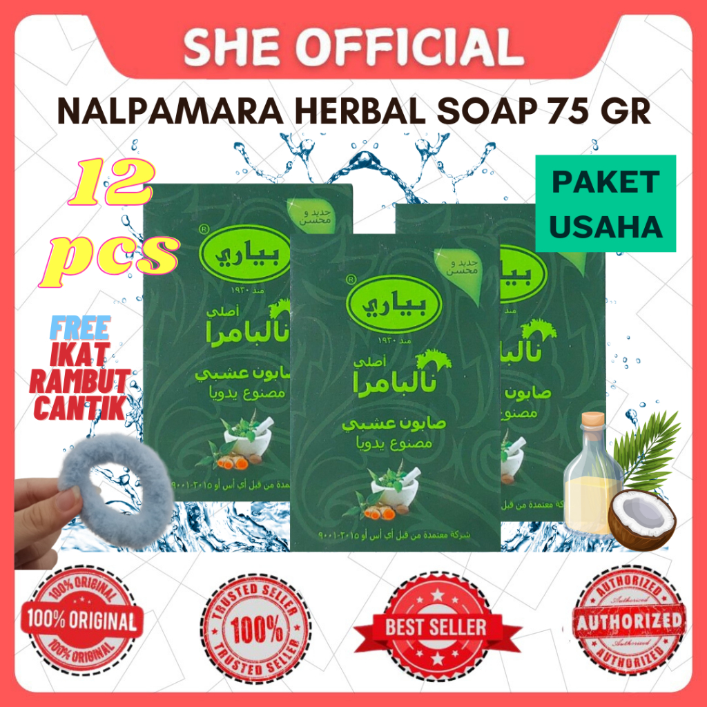 (Paket Hemat )12Pcs Nalpamara Original 100% Menghilangkan Bekas Jerawat Flek Hitam & Bekas Luka Kaki