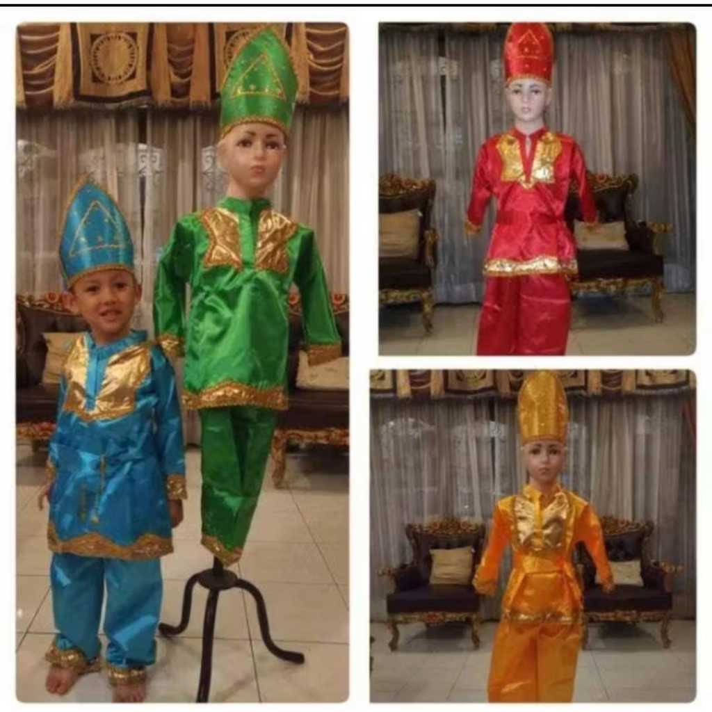 Baju Adat Padang TK - SD Laki Laki / Baju adat padang anak