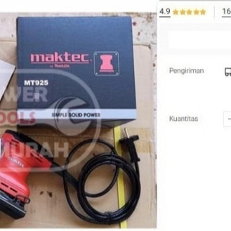 

MT 925 Amplas MAKTEC Persegi Orbital Sander Kotak MT925 MT 920 MT920