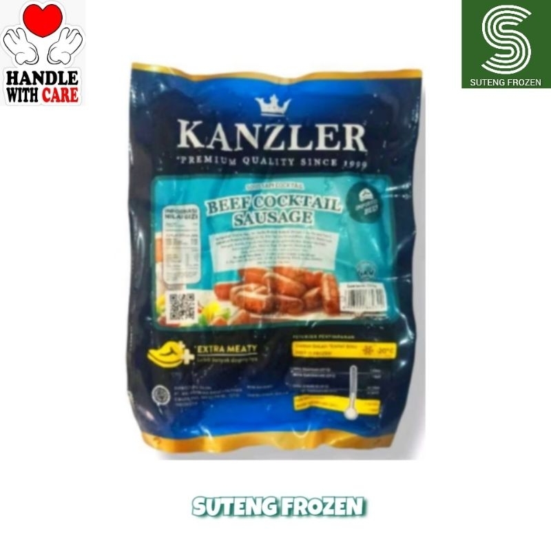 

Kanzler Sosis Premium Beef Cocktail 500Gram