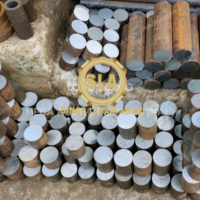 As Besi s45c Diameter 50mm x panjang 50mm