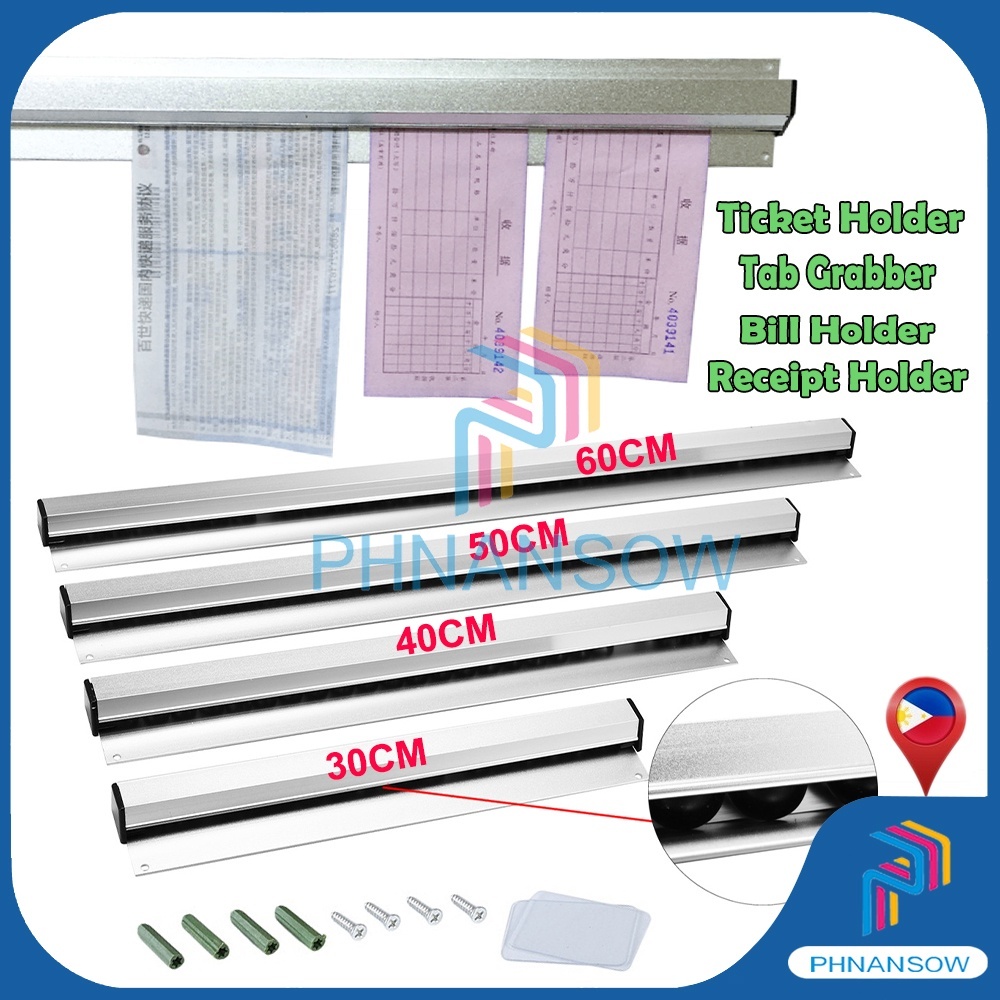

Ticket Holder Bill Receipt Check Holder Tab Grabber Bar Bill Organiser List Hanging Rack for Restaurant Cafe Bar