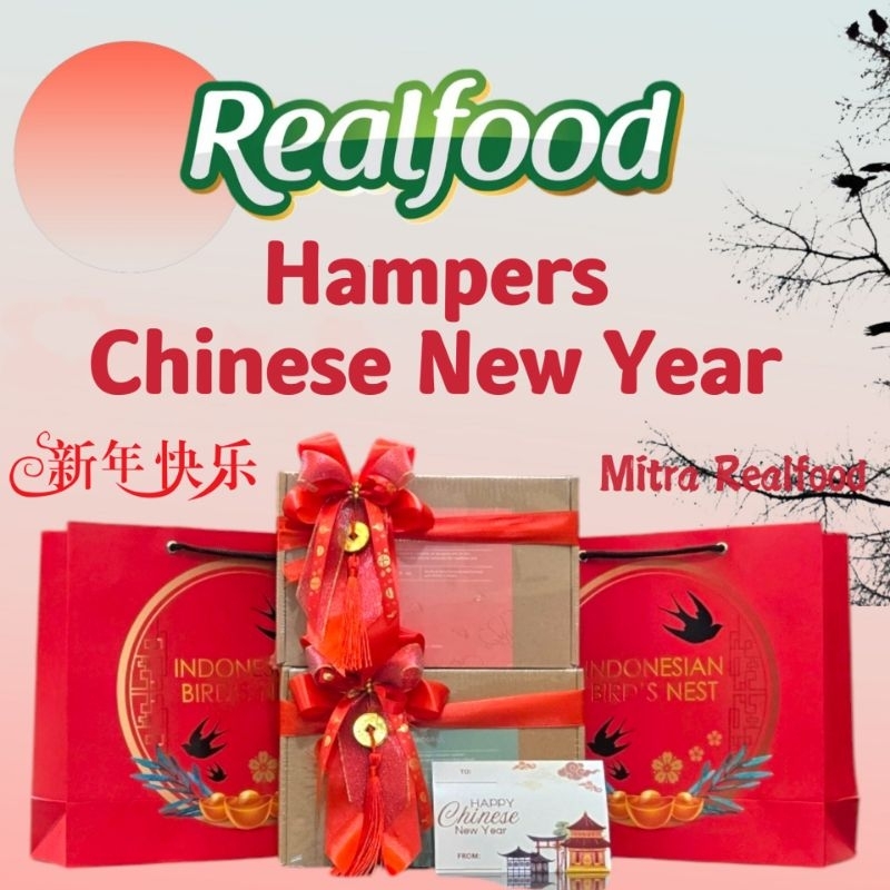 

Hampers Realfood Trial 6 Jar Stay Fit & Forever Young Edisi Imlek Chinese New Year ( Isi Minuman Sarang Burung Walet ) Bersertifikat BPOM HALAL