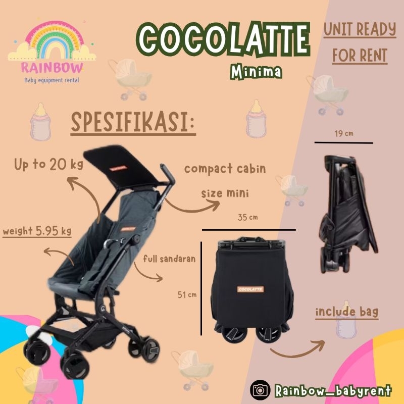 SEWA Stroller - Cocolatte Minima
