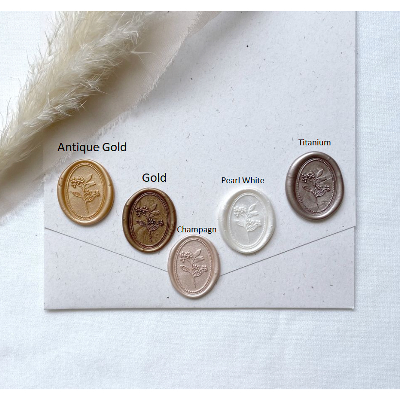 

(CLG) MULAN - 1 Pcs seal wax coin sticker siap pakai ready stock (Include double tape) / souvenir pernikahan / accesories / calligraphy / journaling / undangan / hampers