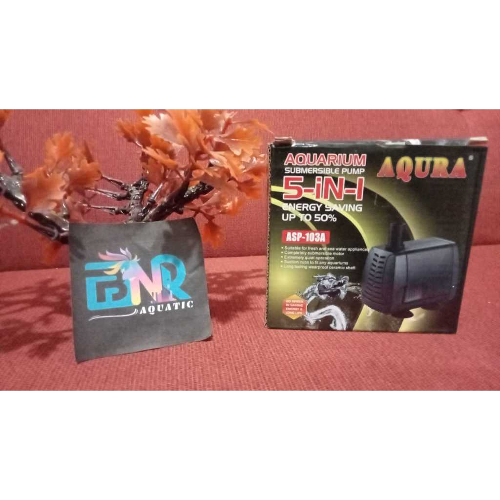AQURA ASP-103A MESIN AQUARIUM HITAM...