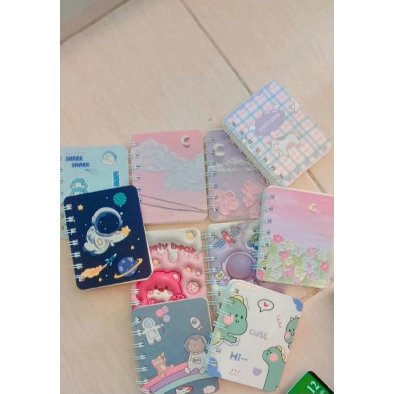 

note book/scrapbook A7 Buku catatan kecil Alat Tulis sekolah