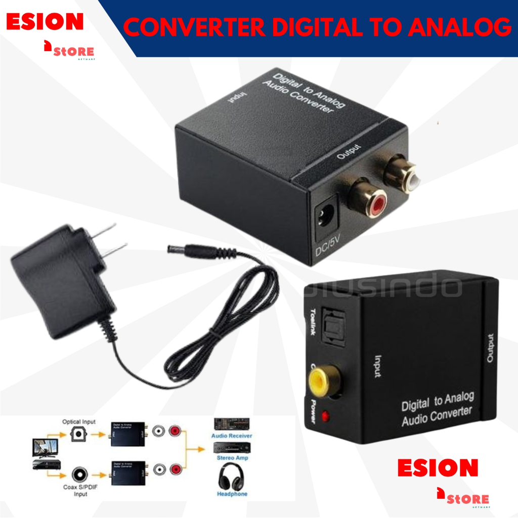 converter digital to analog / audio to digital converter/  converter digital to analog / audio to di