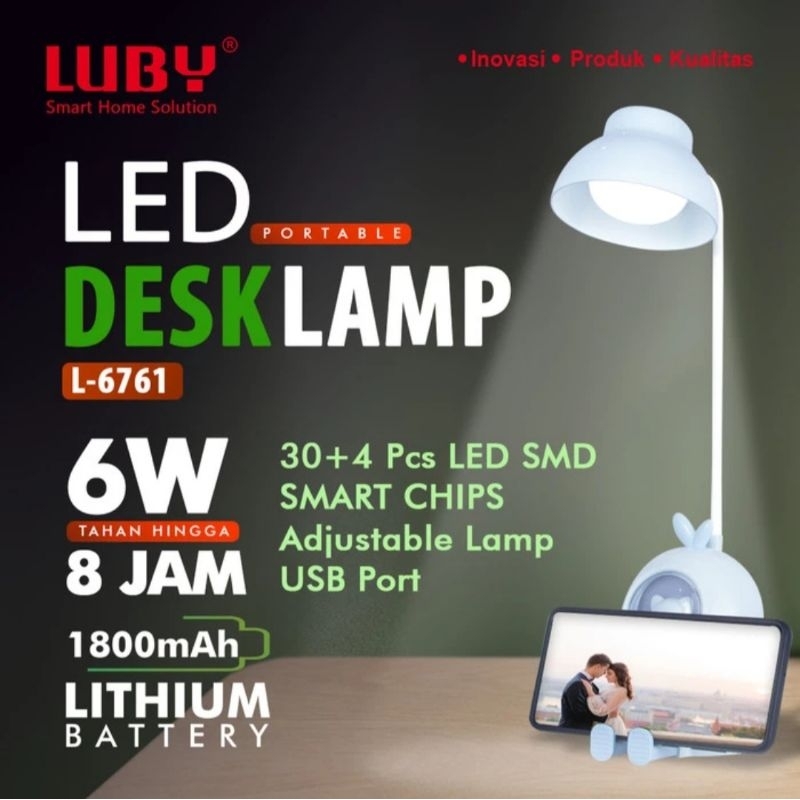 luby L-6761 Lampu Meja LED