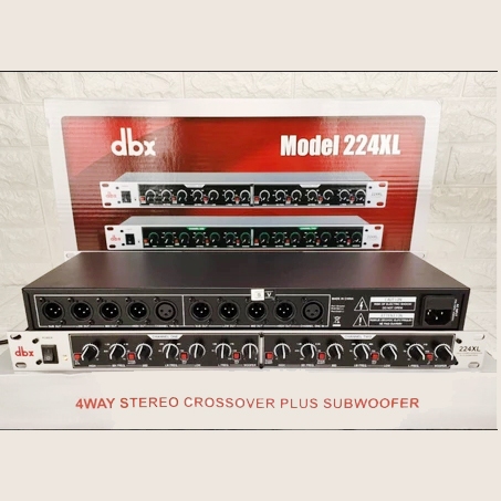 Crossover dbx 224xl +subwofer DBX 224xl 224xl