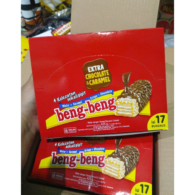 

Beng beng wafer sereal 1box isi 17pc*25gr