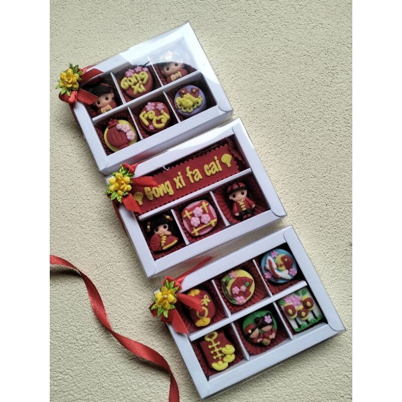 

Mini hampers coklat Imlek cny gong xi fa cai