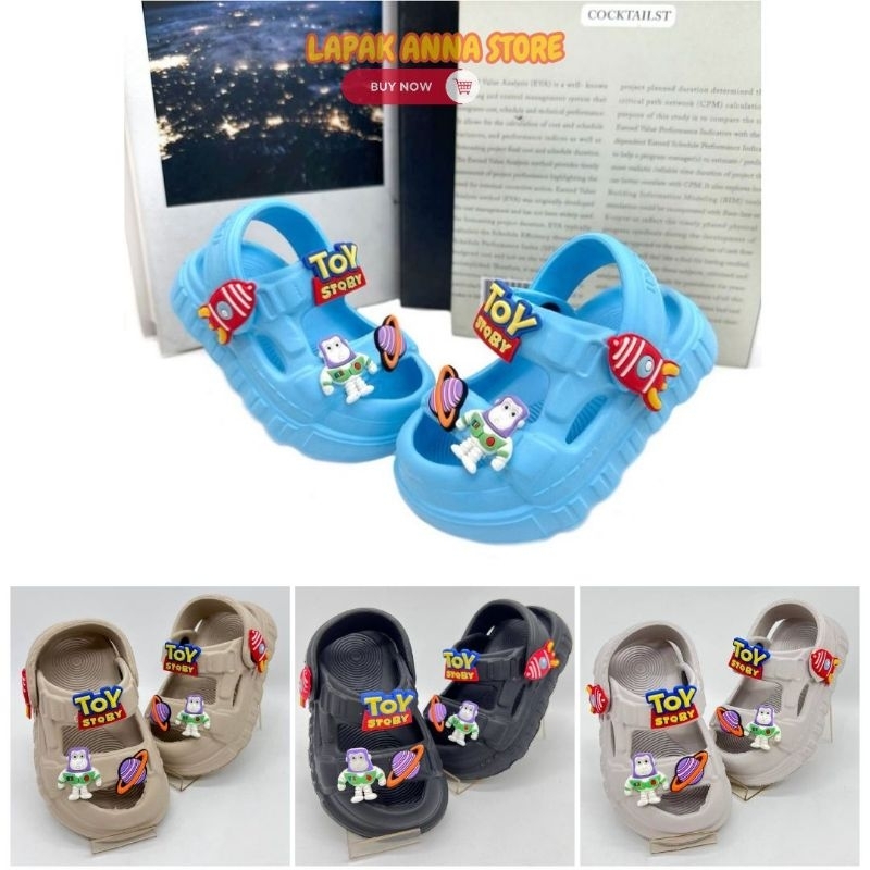 Sandal Anak Laki-Laki - Inkayni Sandal Selop Anak Laki-Laki No 18 - 23 Anti Slip Motif Toy Story Cok