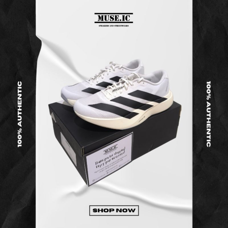 Adizero Evo SL White Black