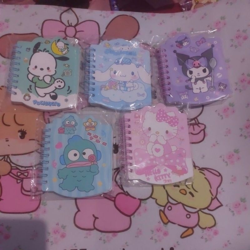 

Notebook Sanrio, Kuromi, Hk, Monrol, Hangyodon, Pocha