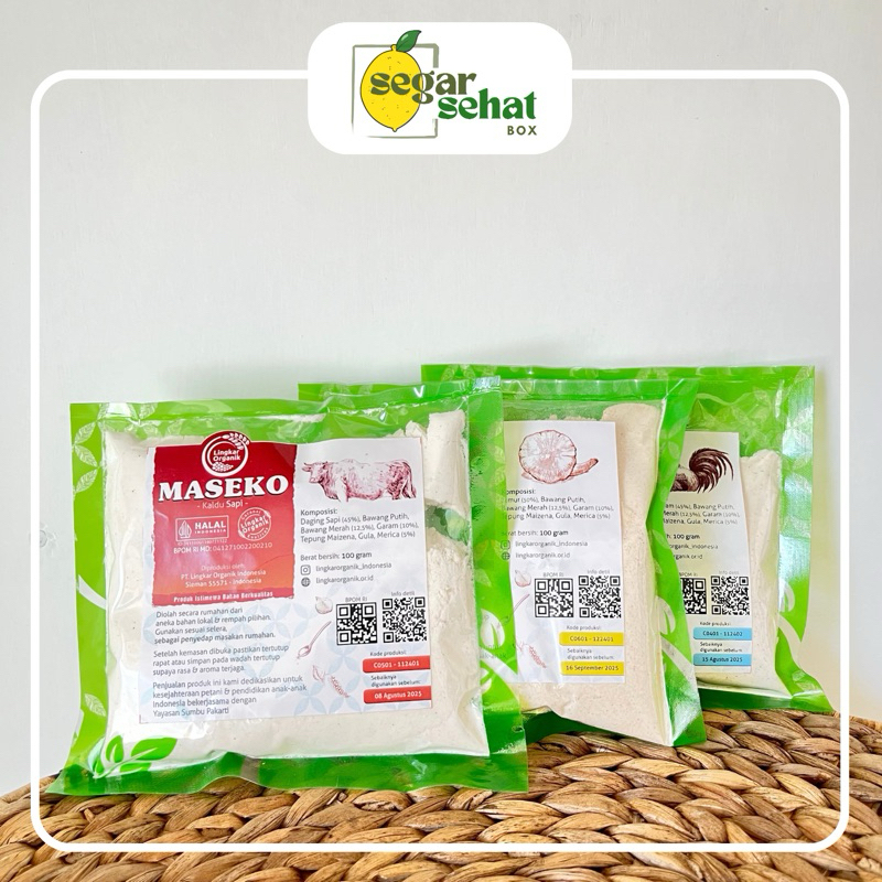 

MASEKO PENYEDAP MAKANAN ALAMI TANPA MSG - LINGKAR ORGANIK