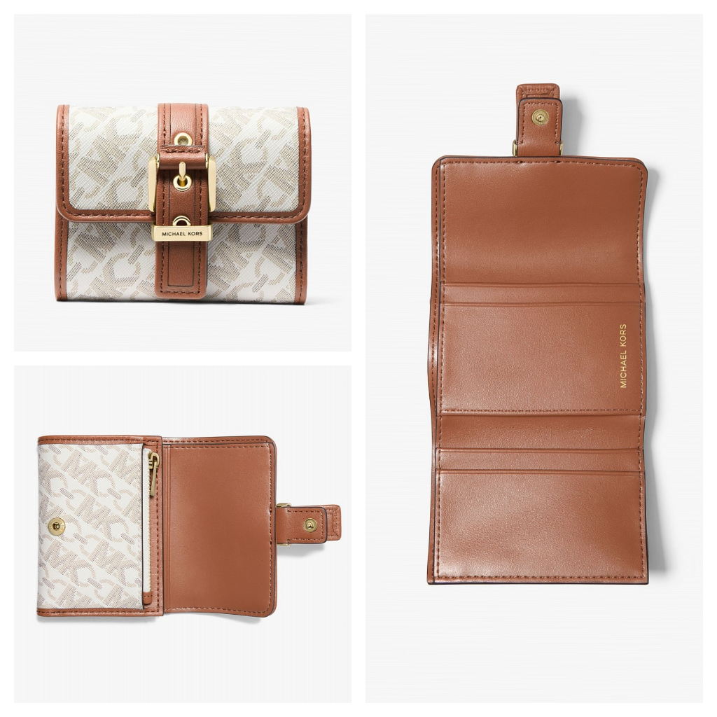 Dompet MK Colby small 3 fold wallet sz 10.5x8cm