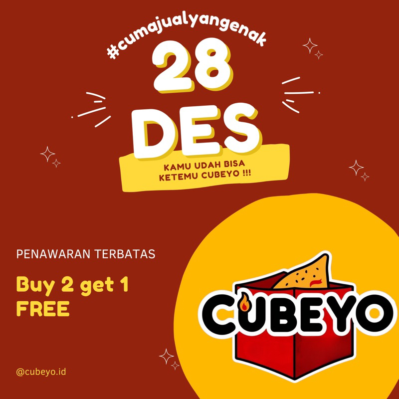 

PROMO FREE ITEM (buy 2 get 1 free)