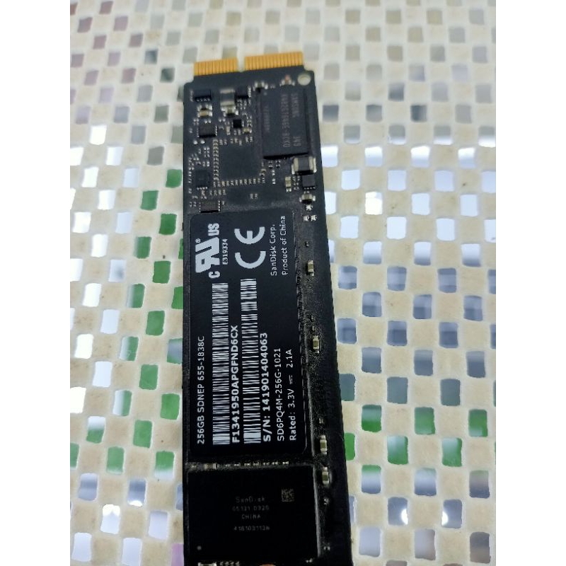 SSD original copotan apple 256gb