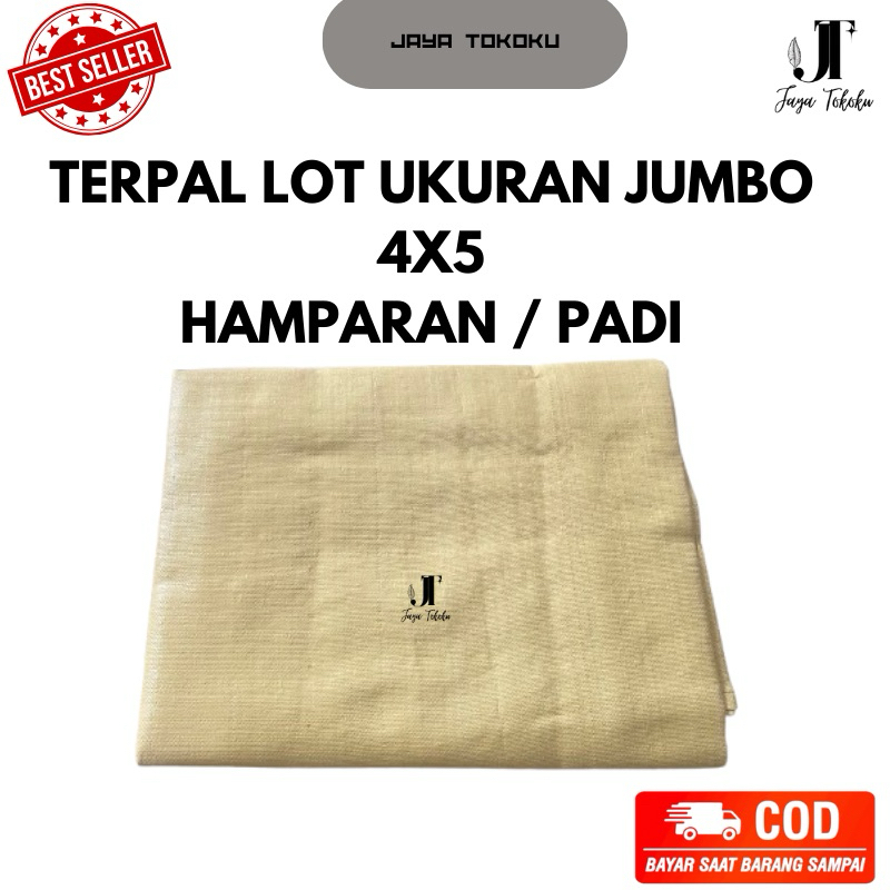 Terpal Lot Hamparan Padi 4x5 Ukuran Jumbo Gabah Padi