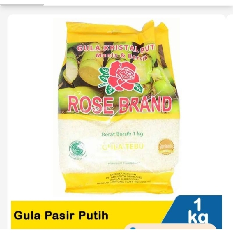 

Gula Rose Brand 1kg ×20