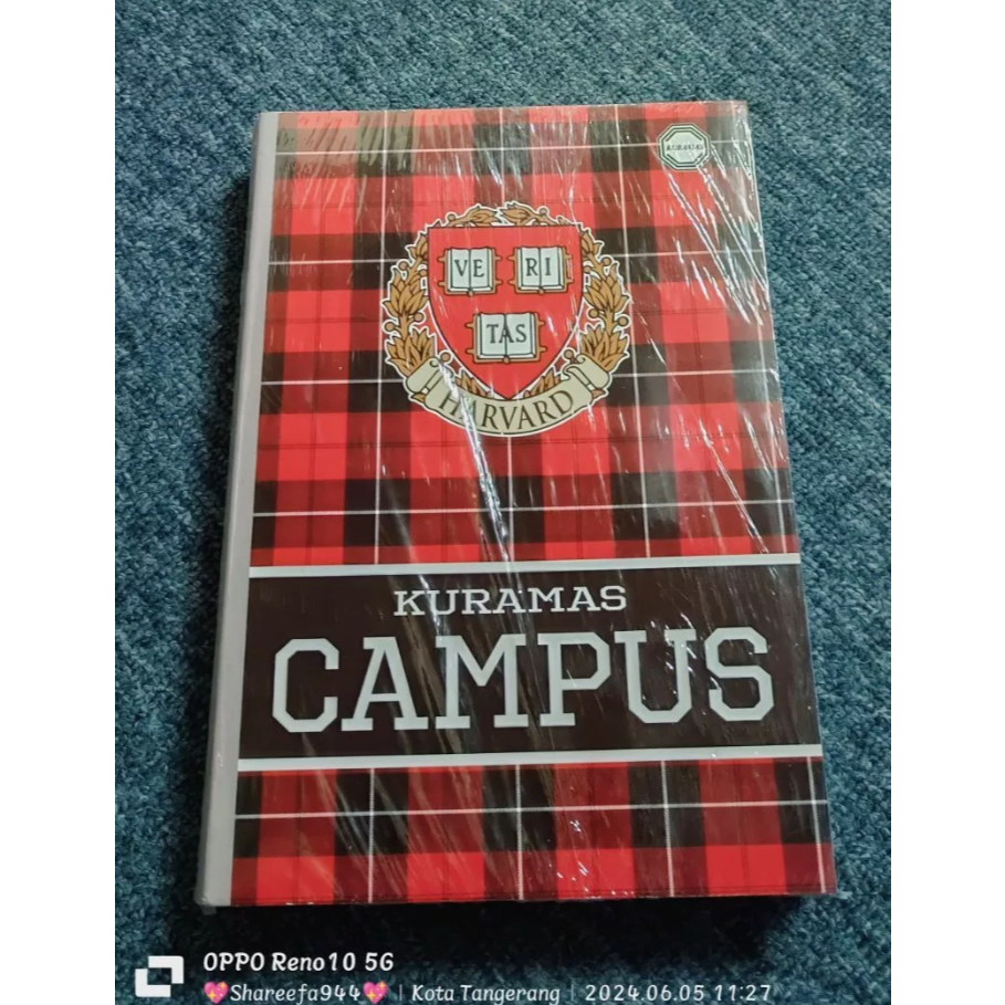 

[ 1PCS ] Buku Tulis Campus Kuramas 36 Lembar Ukuran Panjang