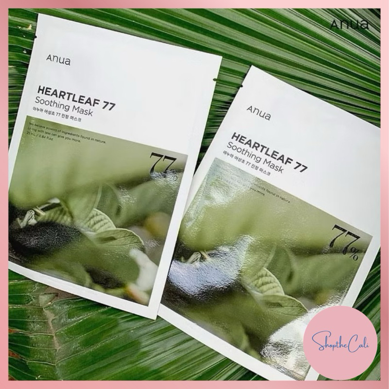 [READY STOCK] ANUA | Anua Heartleaf 77% Soothing Sheet Mask | Masker Wajah ORIGINAL Korea