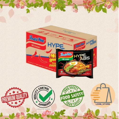 

INDOMIE GORENG GEPREK HYPE ABIS 1 DUS ISI 40 PCS / MIE INSTAN