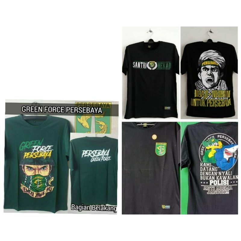 Kaos Santri Nekat The Green Force Persebaya Emosi Jiwa Ku Bonek Wan