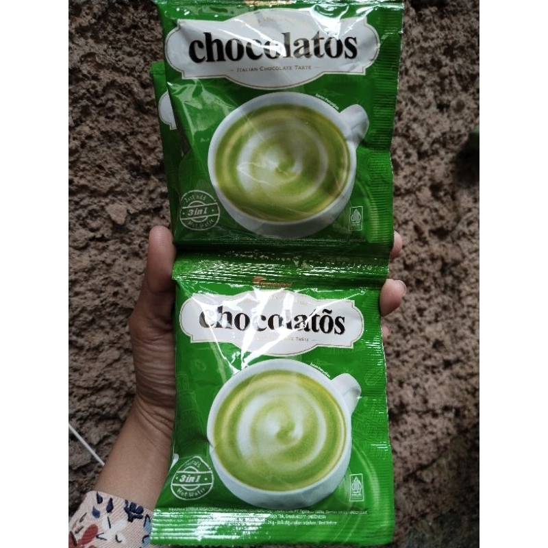 

Chocolatos Drink Matcha Latte 1 Renceng isi 10 Sachet