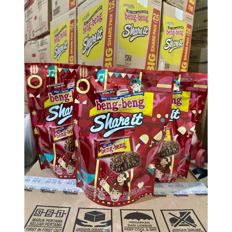 

Beng beng share it big pack(25pcs) 1 karton isi 6 pcs