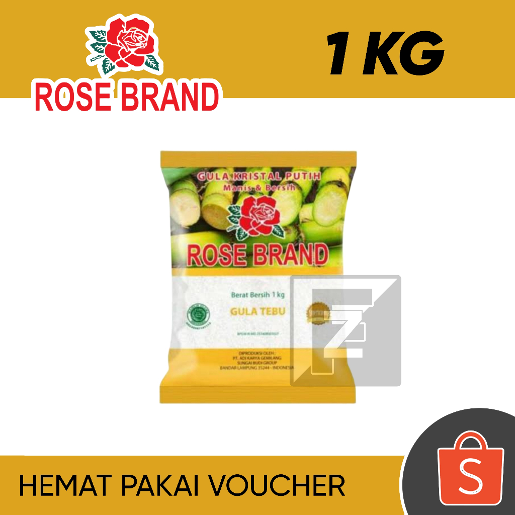 

GULA ROSE BRAND 1 KG (KUNING)