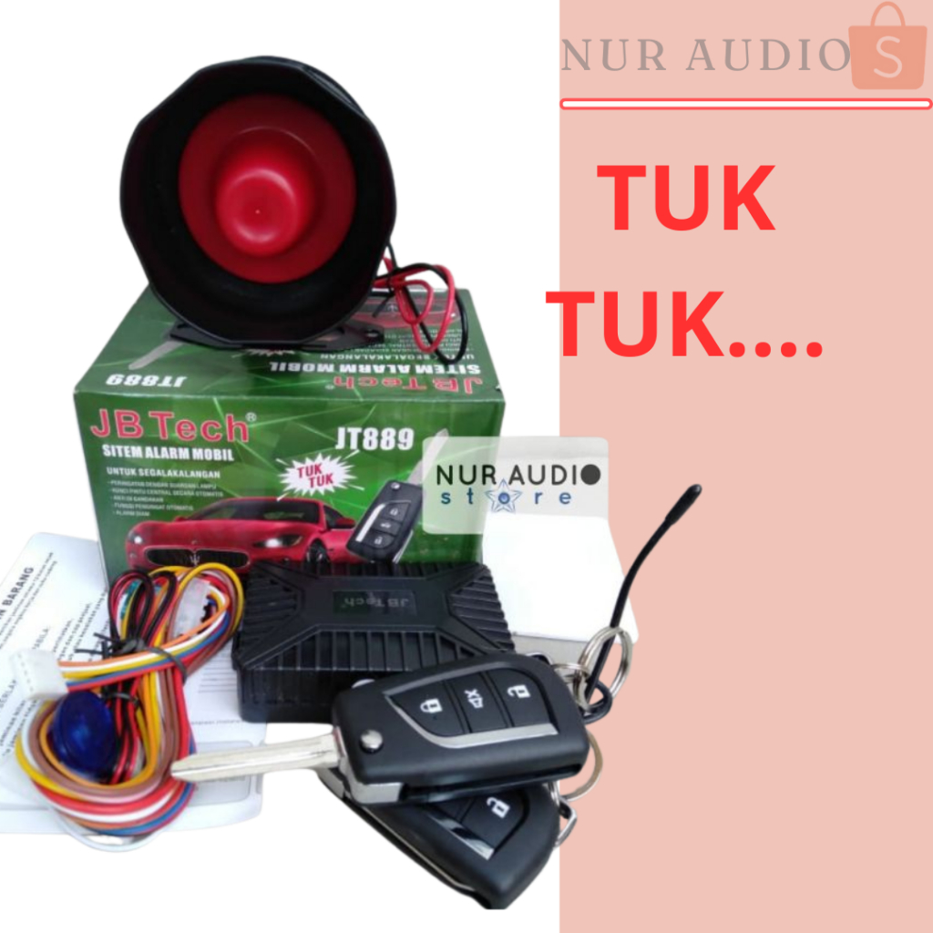Alarm Mobil Jb Tech Model Kunci Innova Reborn