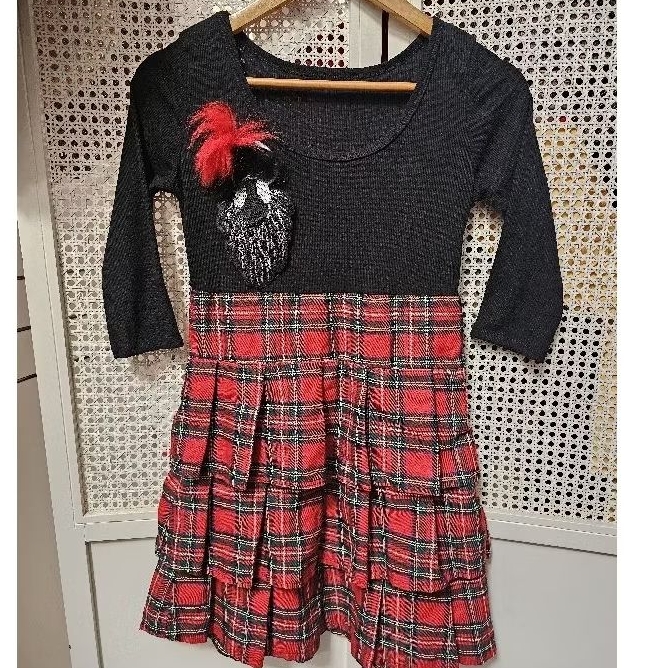 dress vintage korean style baju terusan