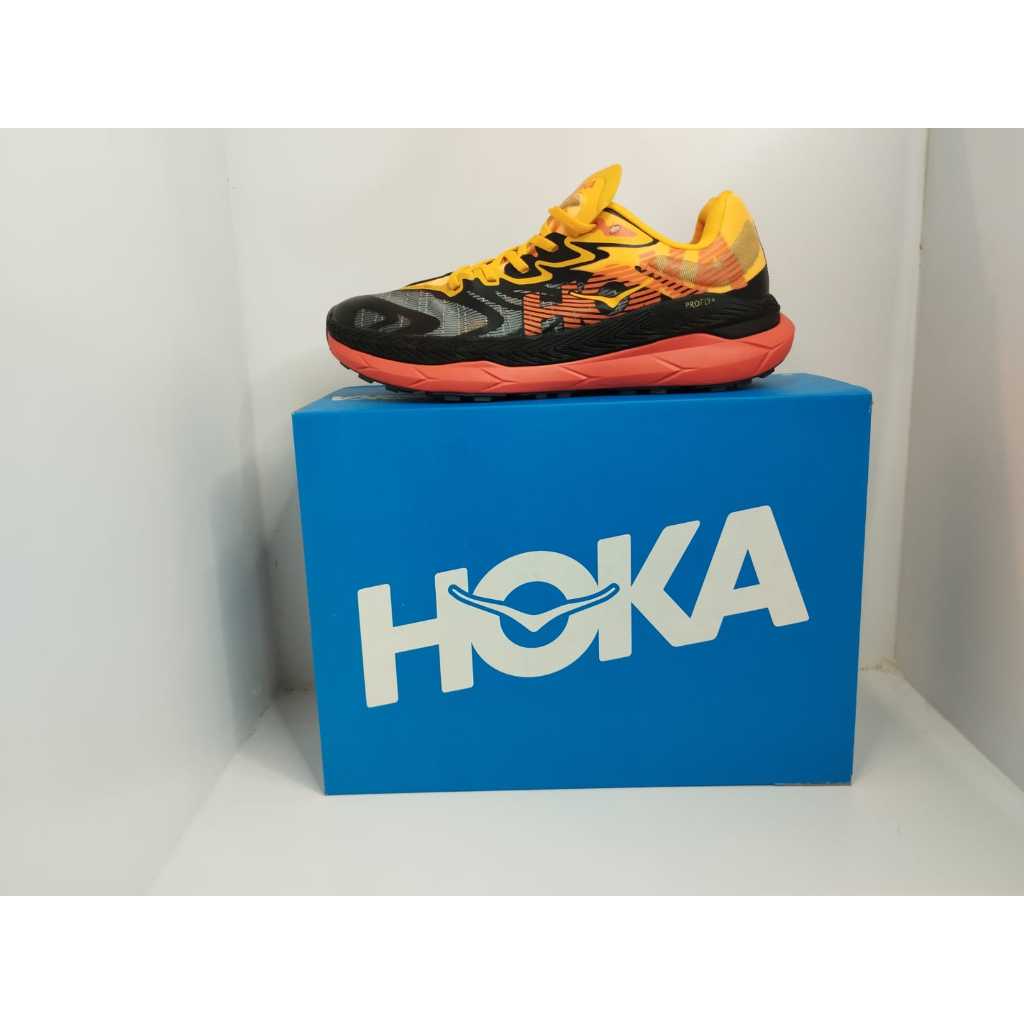 [ZAA]_ Sepatu HK Tecton X2 Black/Flame _[Running/Trail]