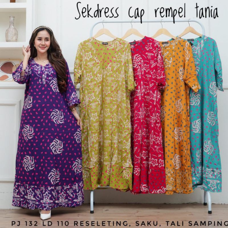 DASTER GAMIS DASTER PANJANG LENGAN PENDEK DASTER ADEM DASTER MURAH DASTER BATIK DASTER SEKDRESS REMP