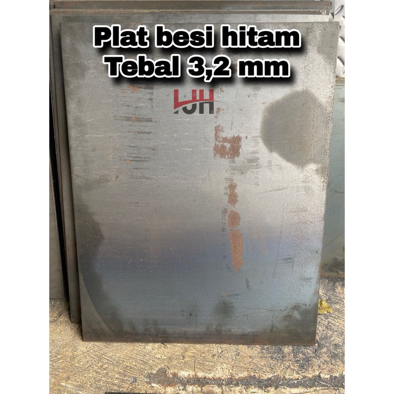 Plat besi tebal 3,2 mm plat eser hitam