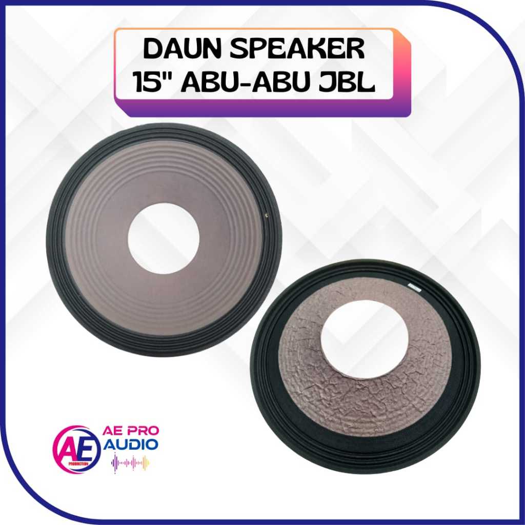 Daun Speaker JBL 15 Inch VC 4 Inch Abu-Abu