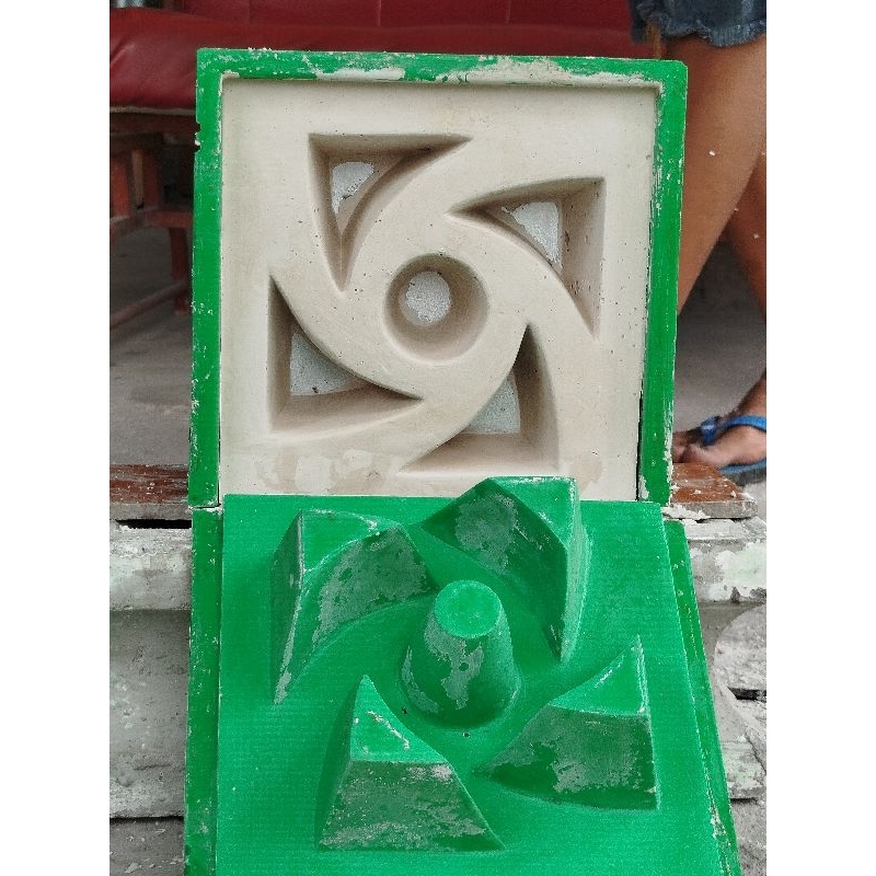 cetakan loster fiber dua muka/cetakan loster motif baling2