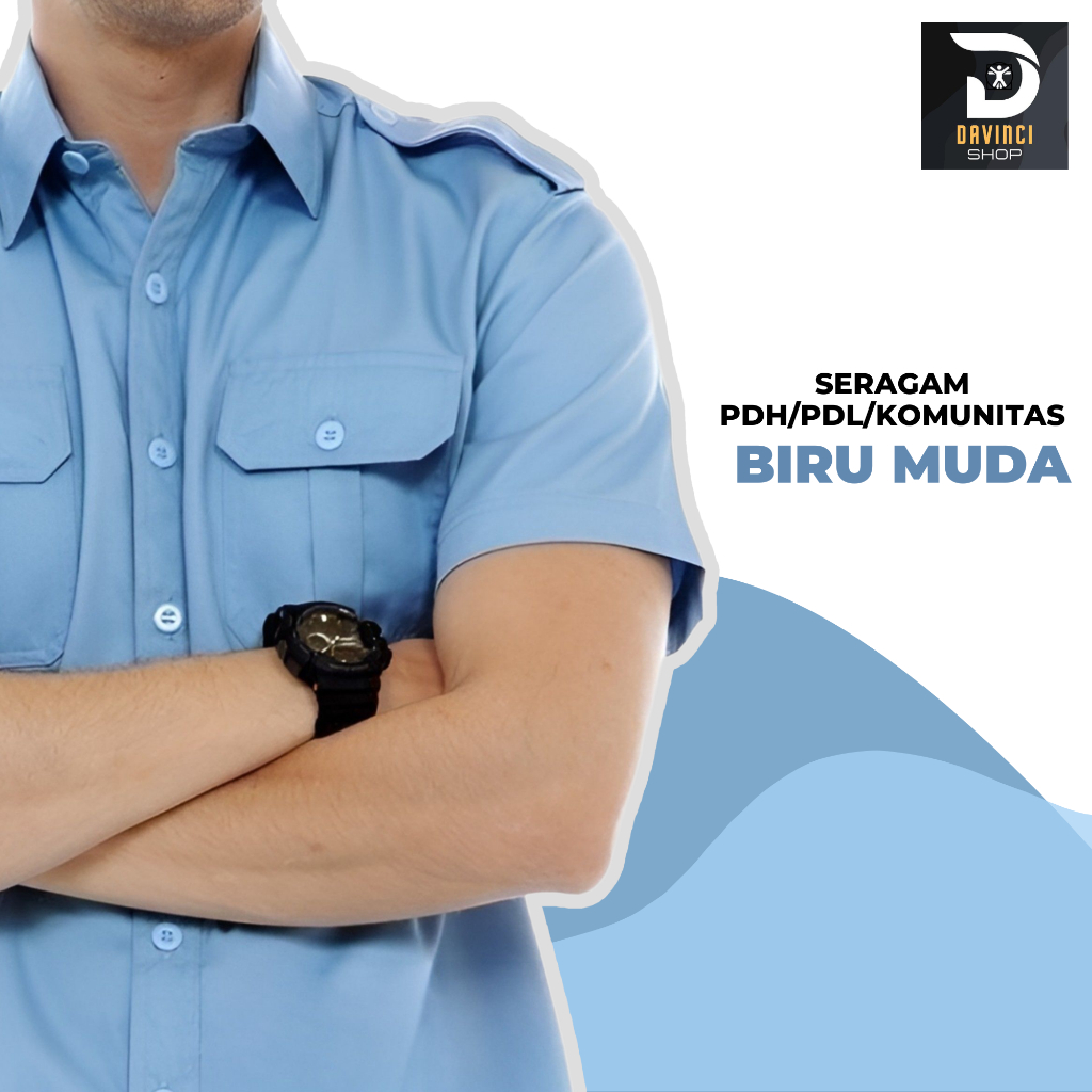 Baju Kemeja PDL PDH Lapangan Lengan Pendek - Pakaian Atasan Seragam Pria Wanita Premium Kerja Kantor