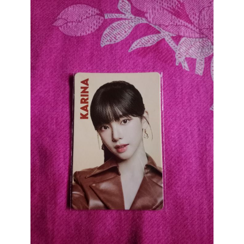 official Photocard Aespa Karina