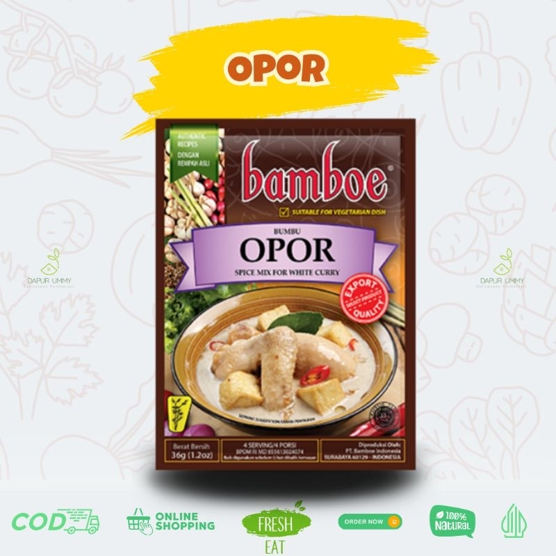 

Opor Cap Bamboe 36g